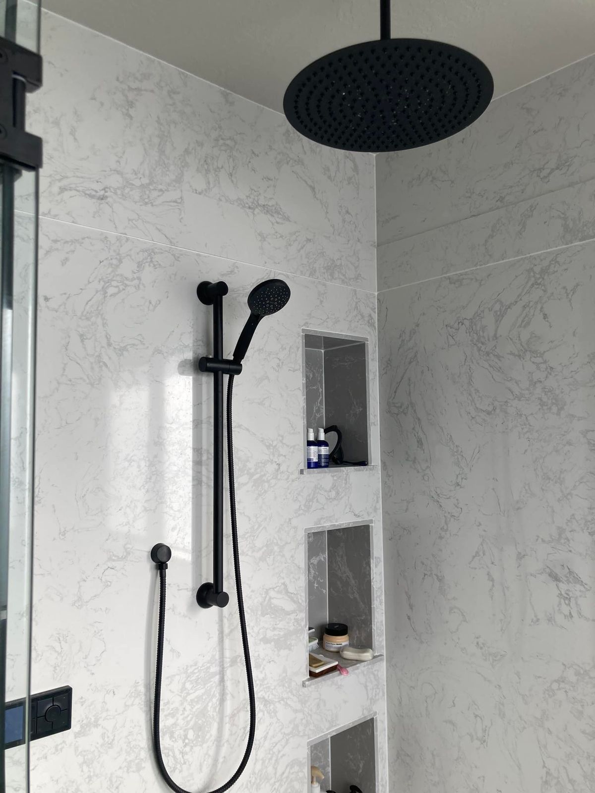 Walk-in shower remodel, Layton